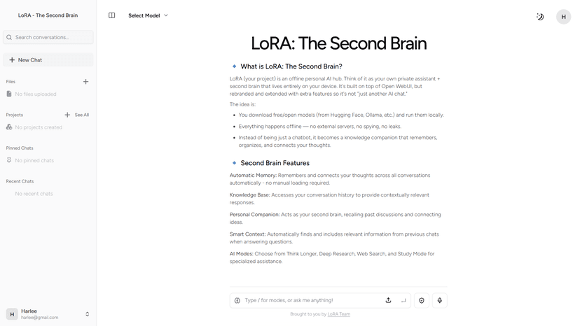 LoRA — The Second Brain