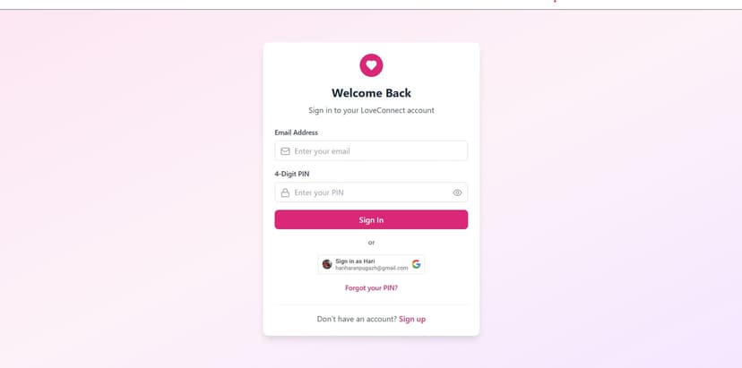 LoveConnect – Private Couples Companion